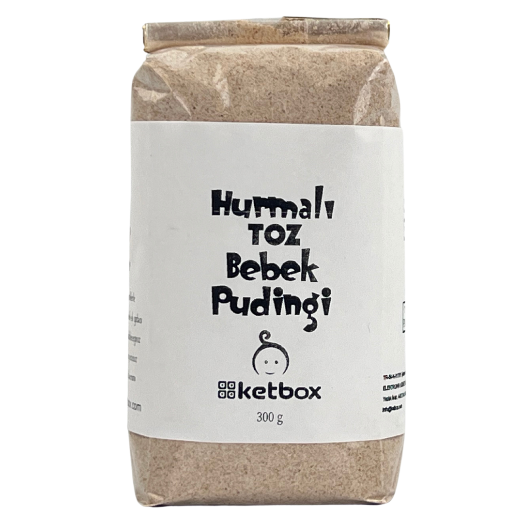 Doğal Katkısız Hurmalı Bebek Pudingi (Muhallebi Karışımı) – 300 g