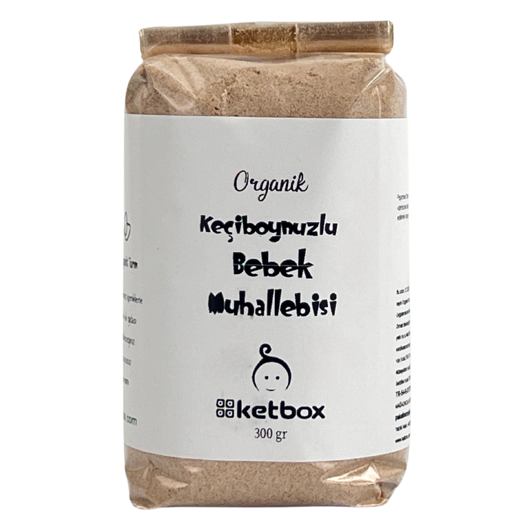 Organik Keçiboynuzlu Bebek Muhallebisi Karışımı – 300 g | +8 Ay ve Üzeri İçin