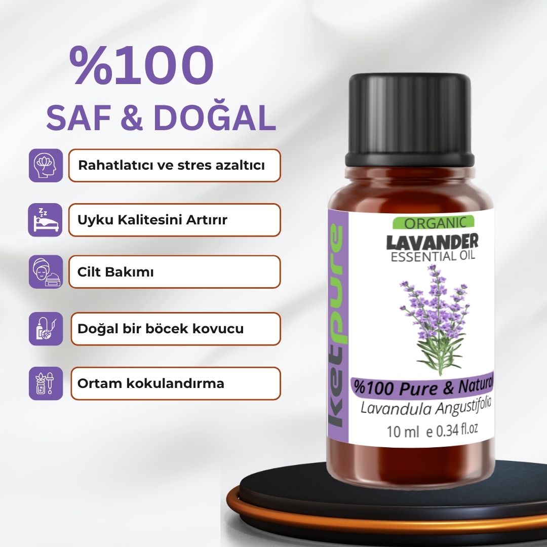 Organik Lavanta Uçucu Yağı – 10 ml