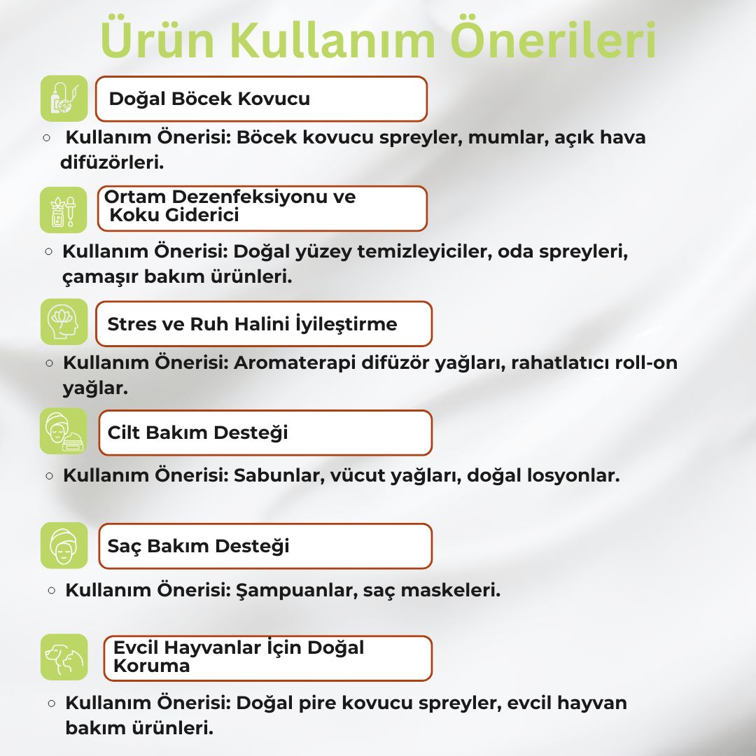 Organik Sitronella Uçucu Yağı – 10 ml