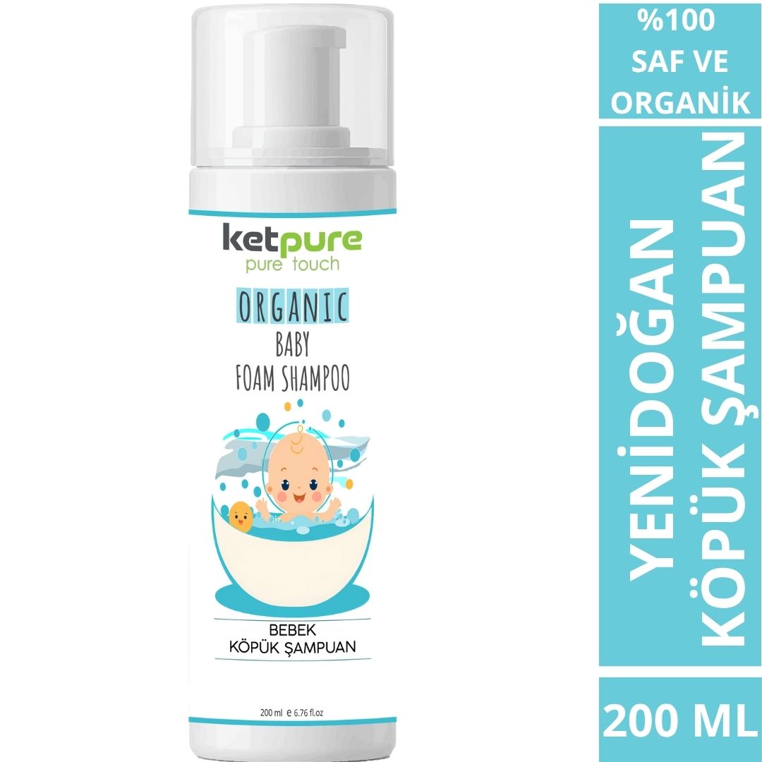 Yenidoğan Bebek Köpük Şampuanı – 200 ML