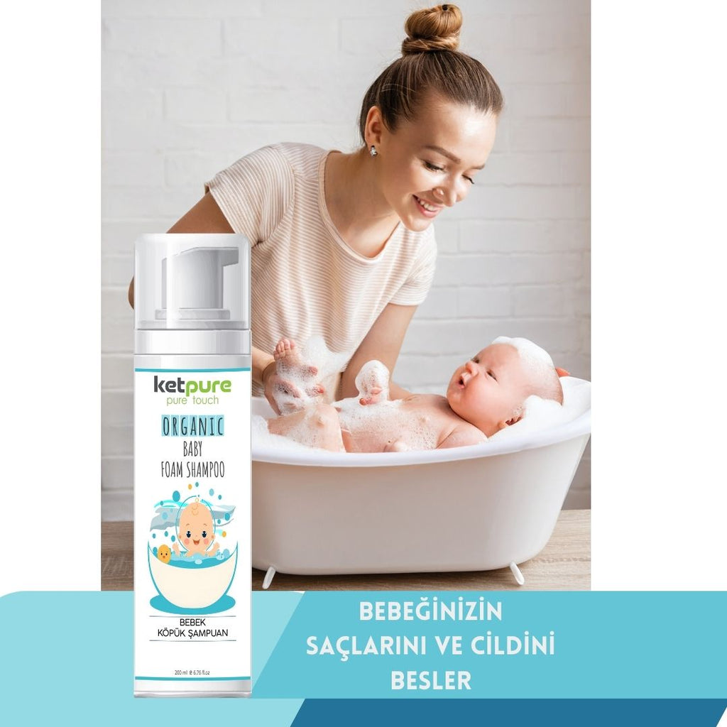 Yenidoğan Bebek Köpük Şampuanı – 200 ML