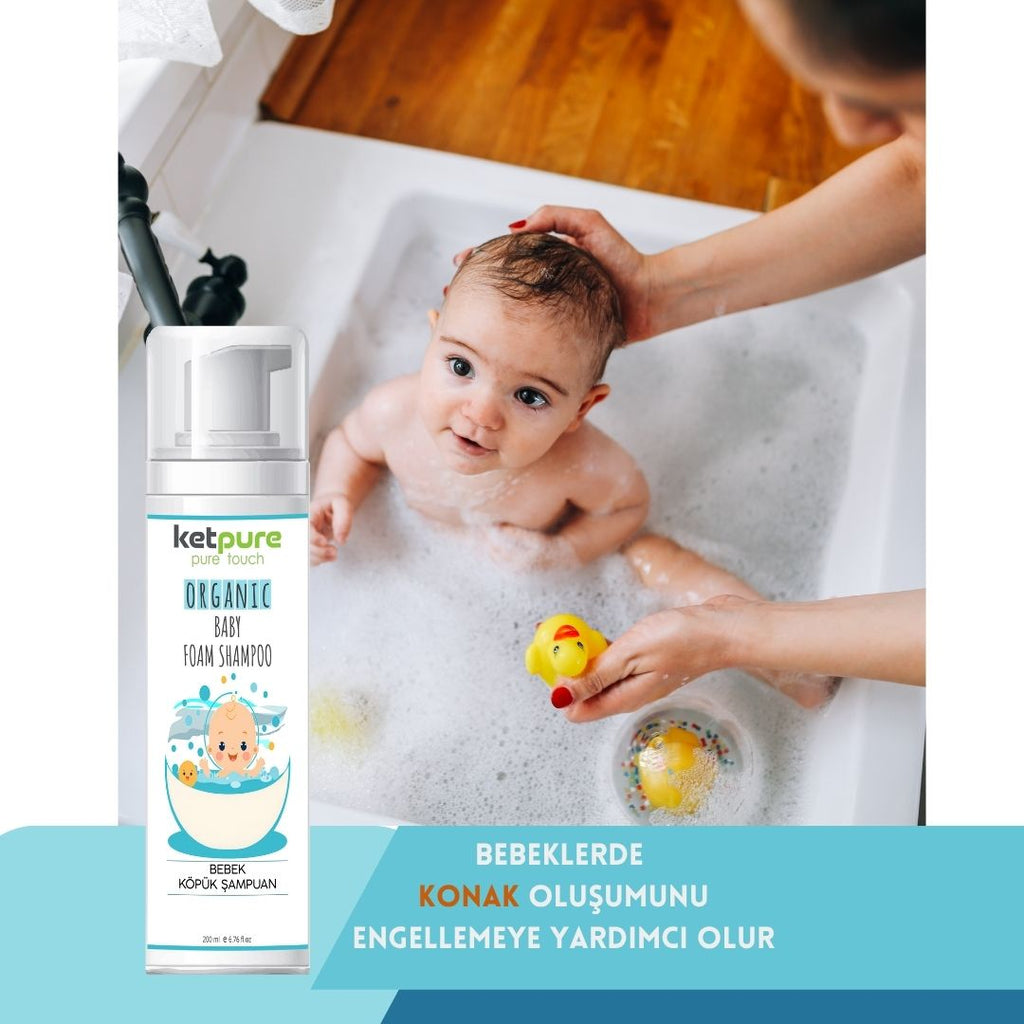Yenidoğan Bebek Köpük Şampuanı – 200 ML