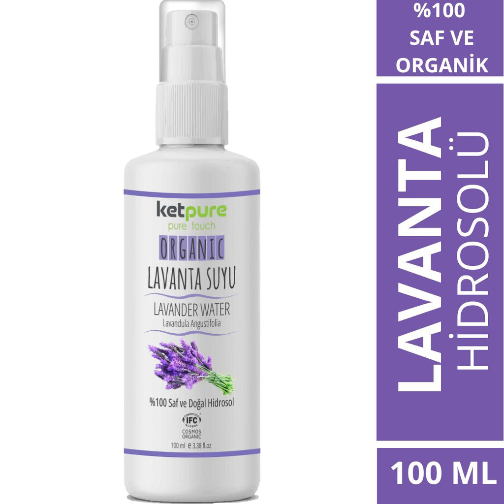 Doğal ve Organik Saf Lavanta Hidrosolü – 100 ML
