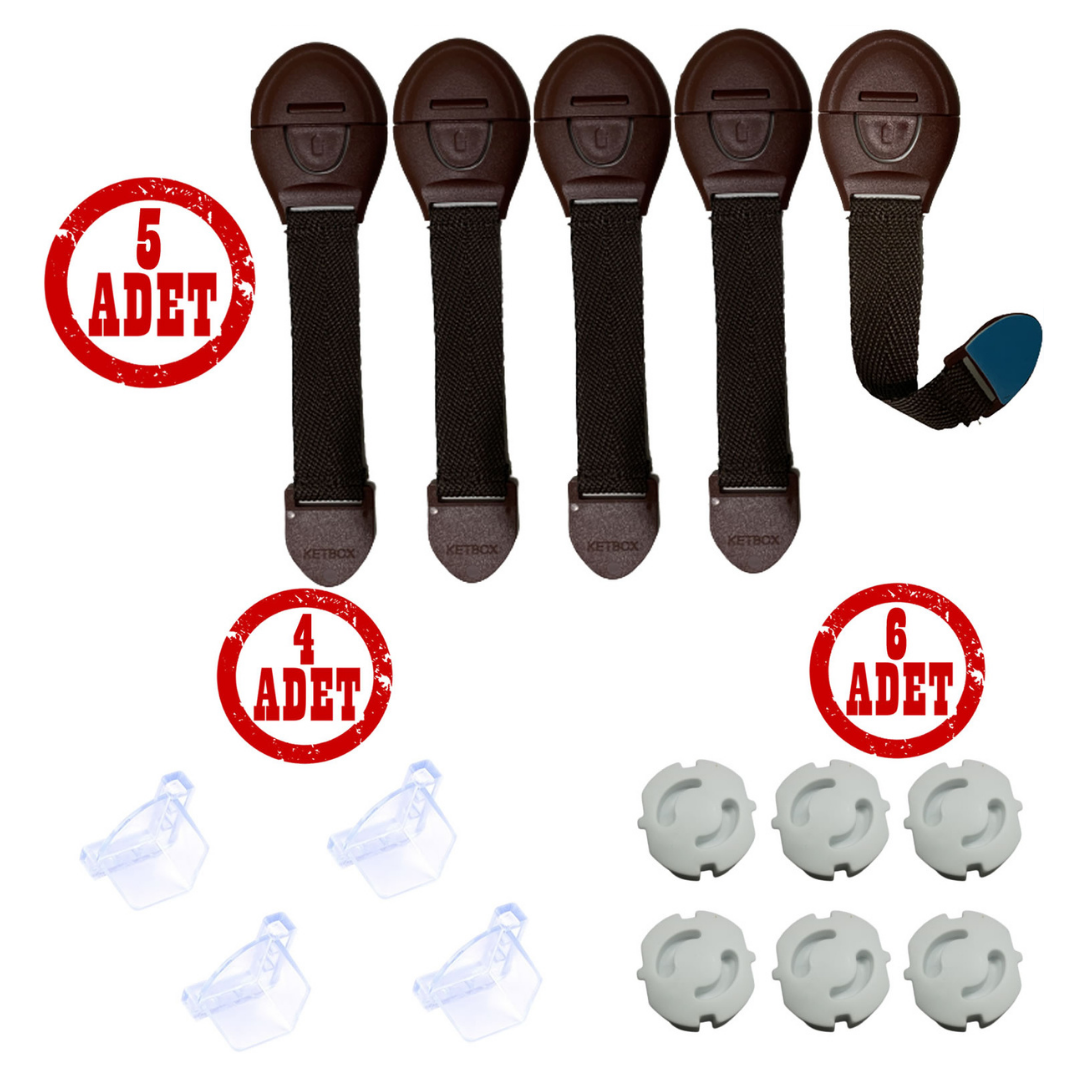 Çocuk & Bebek Güvenlik Emniyet Seti – 15 Parça