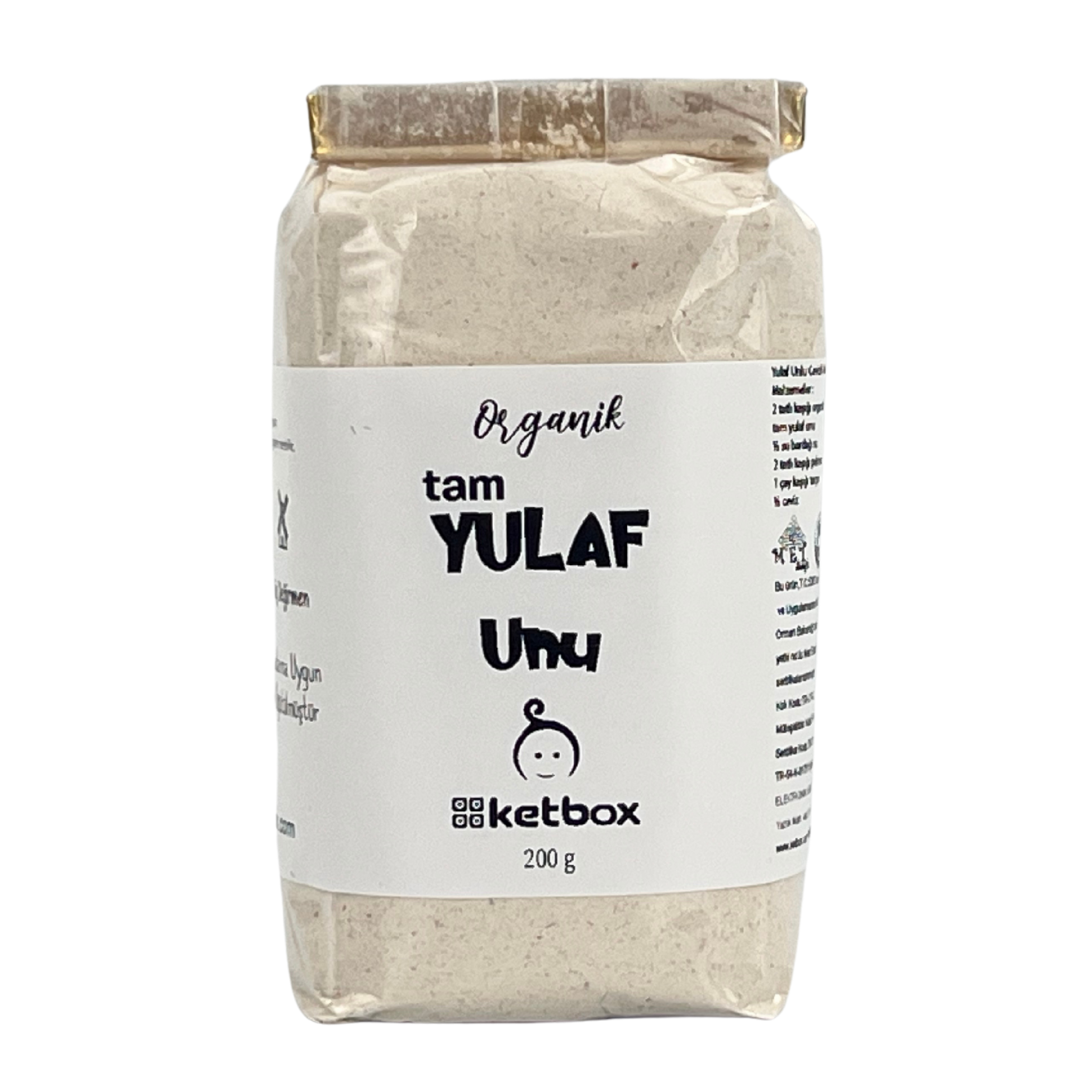 Organik Tam Yulaf Unu – 200 g