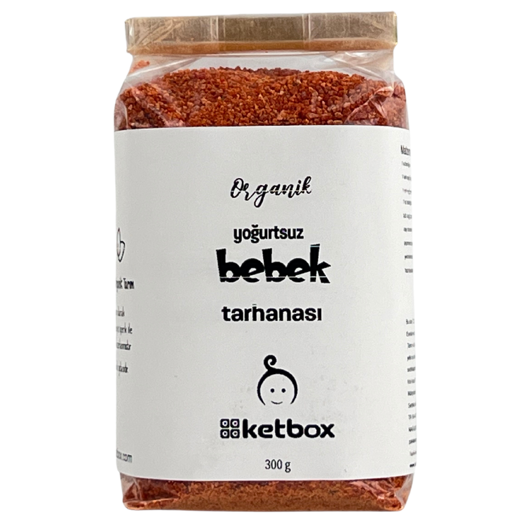 Organik Yoğurtsuz Bebek Tarhanası 300g (+6 Ay)