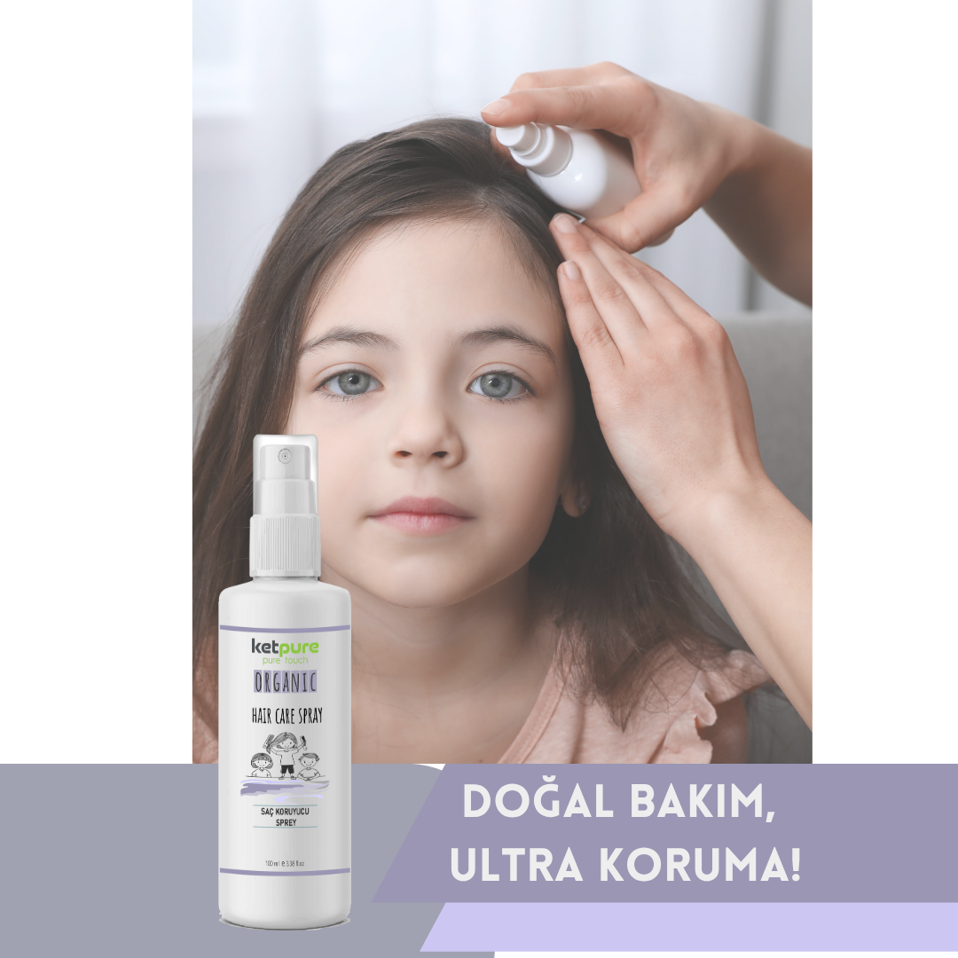 Doğal ve Organik Bit Kovucu Saç Koruyucu Sprey – 100 ML