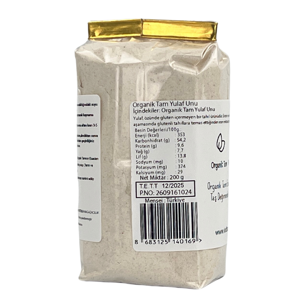 Organik Tam Yulaf Unu – 200 g