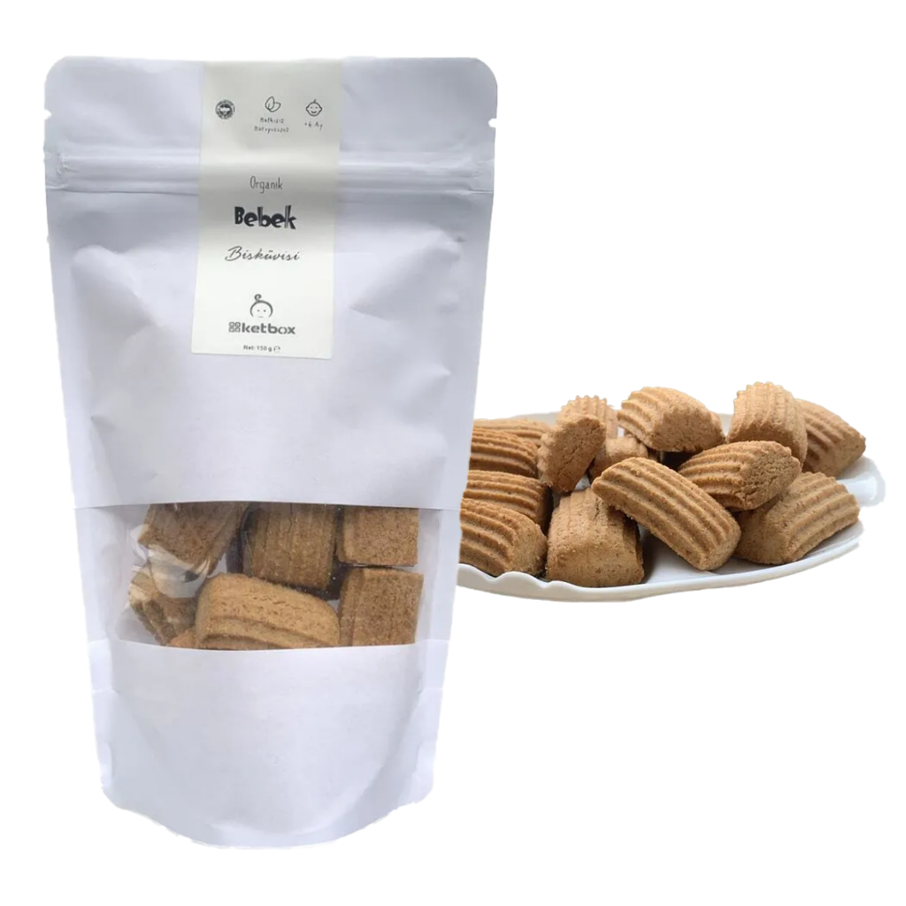 Organik Alerjen Bebek Bisküvisi – Zeytinyağlı 150 g