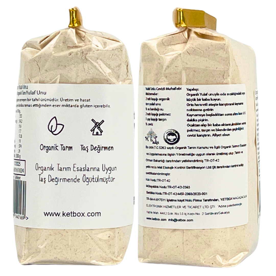 Organik Tam Yulaf Unu – 200 g