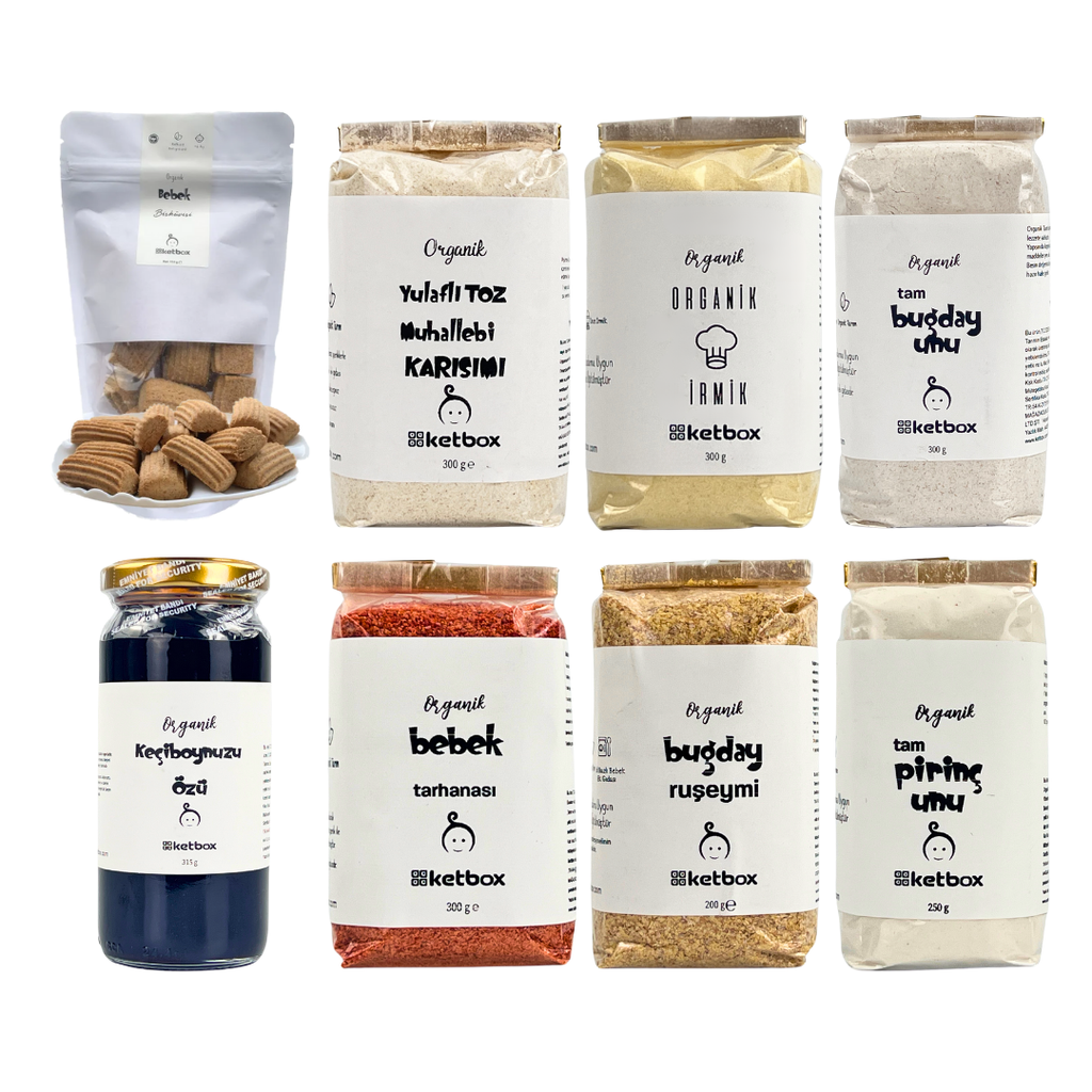 Organik Sertifikalı Bebek Ek Gıda Mega Seti