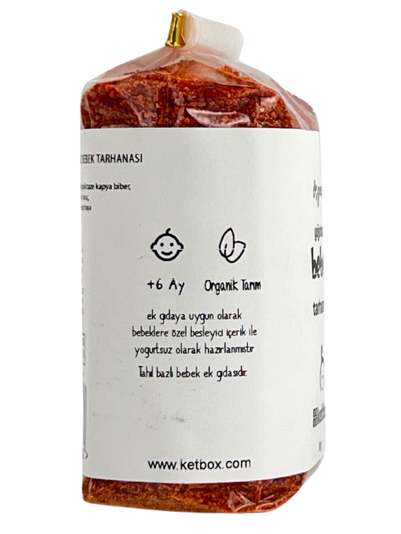 Organik Yoğurtsuz Bebek Tarhanası 600 g (2x300 g)